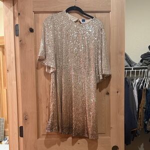 Old Navy Gold Sequin Top